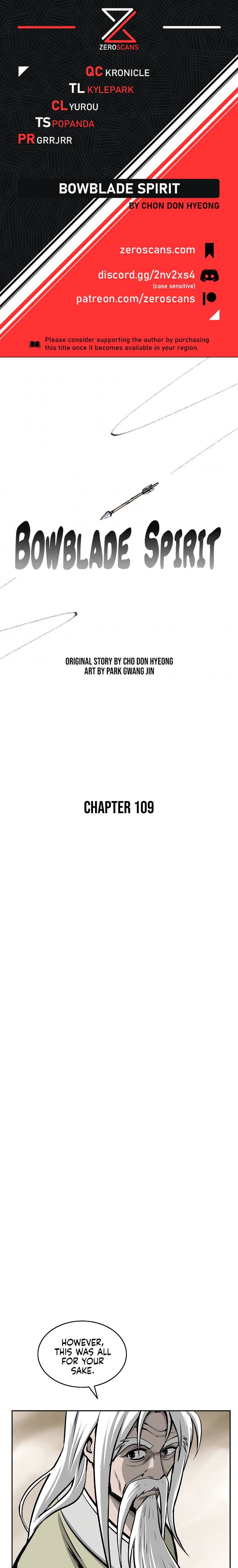 Bowblade Spirit Chapter 109 page 1